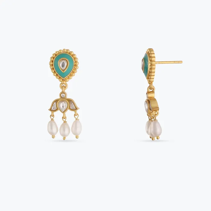 SILVER Kritika Gold Plated Silver Earrings Earrings