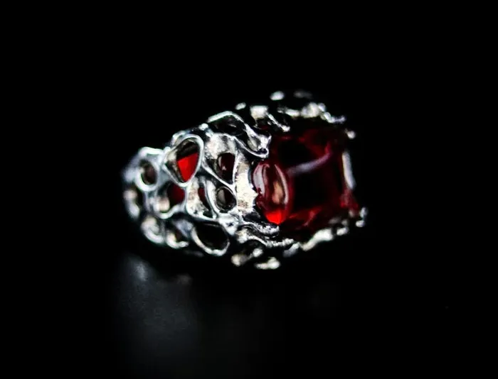 Silver Melting Stone Ring Fashion Jewelry by Yordy Rings