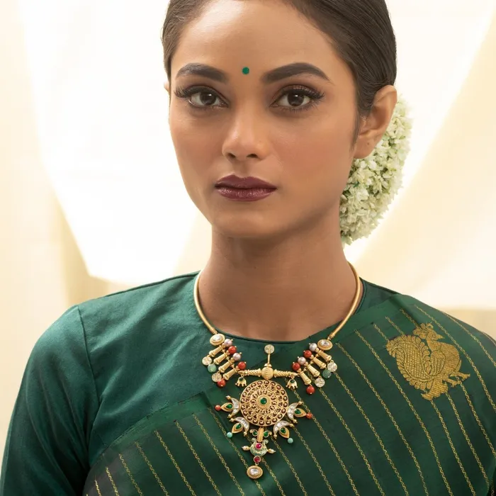 SILVER Necklaces Arvakkali Hasli Modern Silver Necklace