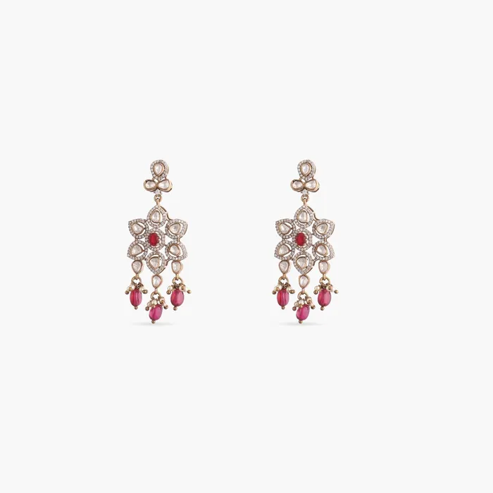 SILVER Necklaces Chaitanya Moissanite Silver Grand Necklace Set