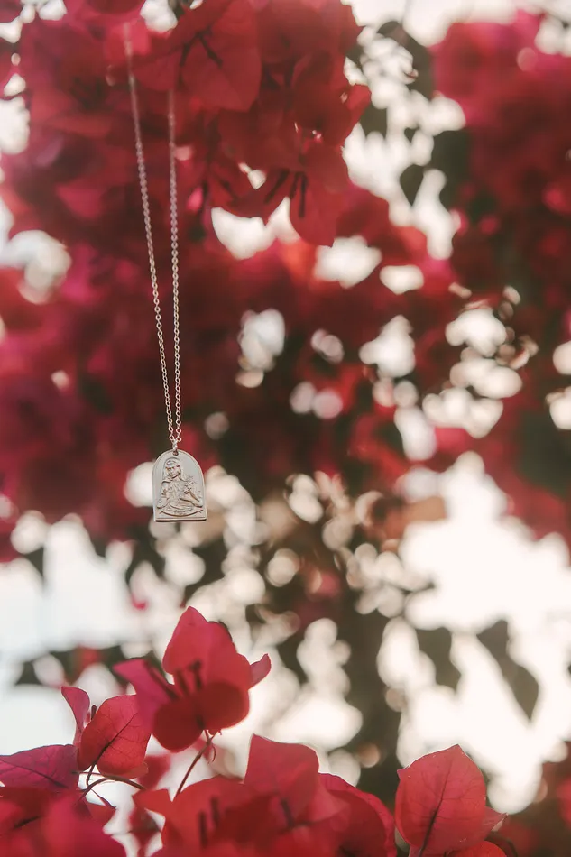 TheLittleCatholic Necklaces St Catherine of Sweden Necklace in Sterling Silver