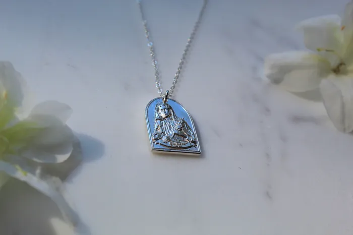 TheLittleCatholic Necklaces St Catherine of Sweden Necklace in Sterling Silver
