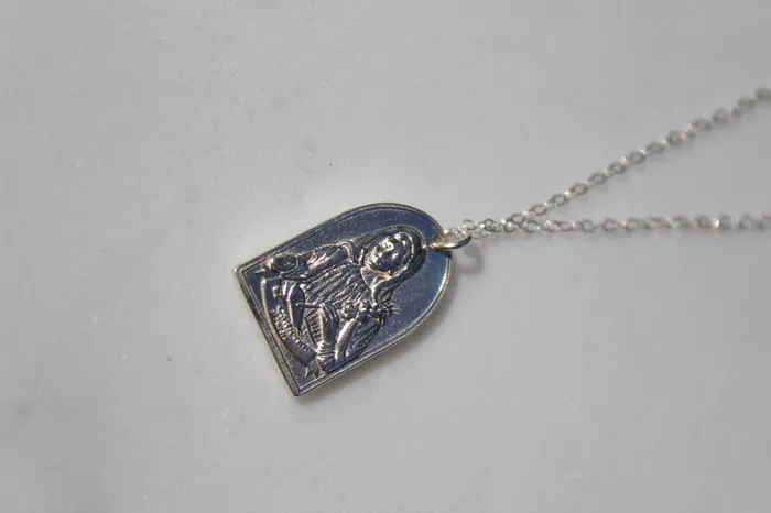 TheLittleCatholic Necklaces St Catherine of Sweden Necklace in Sterling Silver