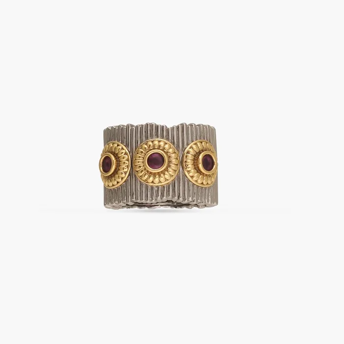 Tribal Band Oxidized Silver Ring SILVER Rings