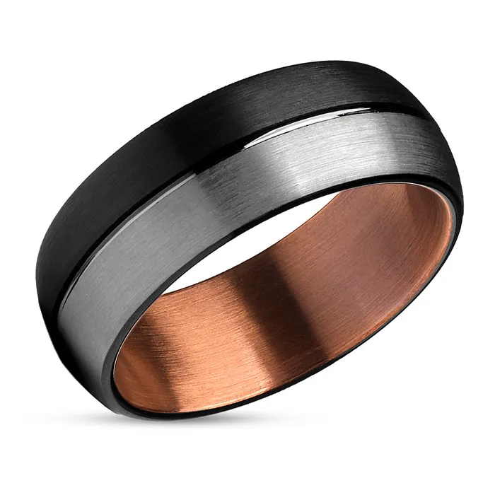 Tungsten Wedding Ring Espresso Wedding Ring Copper Ring Tungsten Black Ring Clean Casting Jewelry Rings Tungsten Wedding Ring Espresso Wedding Ring Copper Ring Tungsten Black Ring Clean Casting Jewelry Rings