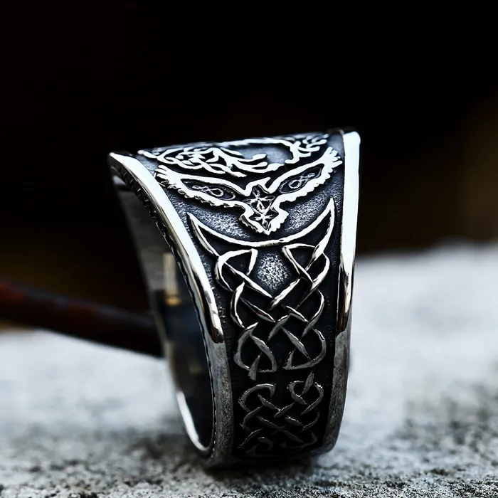 Valhalla Vikings Rings Viking Ring Tree of Life Knotwork