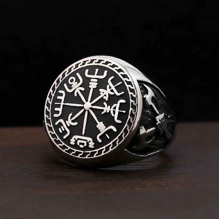 Valhalla Vikings Viking Ring Vegvisir Axes Rings