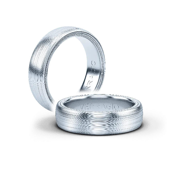 Verragio Mens Band VW6024Platinum International Diamond Center Rings