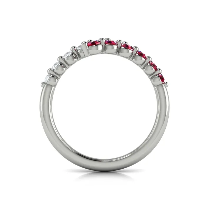 Vlora Adella14K Diamond and Ruby Open Wrap Ring 026CTW Diamond 036CTW Ruby Shop IDC estore Rings